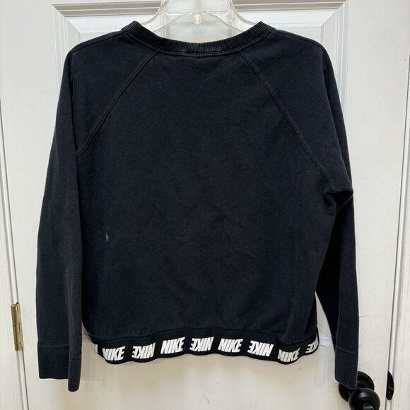 Rare NIKE AV15 CREW Sweatshirt Womens Large Black Pullover Logo 853945010 *read* - Picture 5 of 13